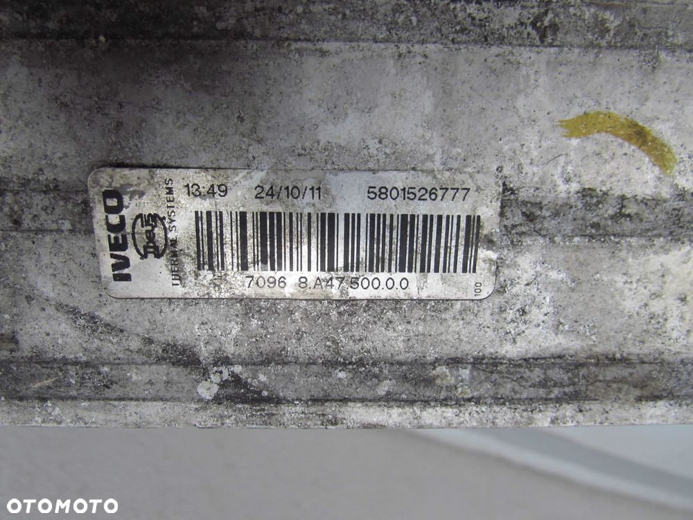 IVECO DAILY IV LIFT 11-19 2.3 3.0 CHLODNICE OBUDOWA WODY INTERCOOLER 5801264636 5801526777 - 9