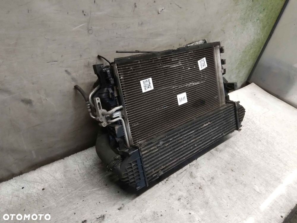 / Ford Mondeo MK4 S-max Galaxy 1.6 1.8 2.0 TDCI chłodnica wody wentylator intercooler KOMPLET - 2
