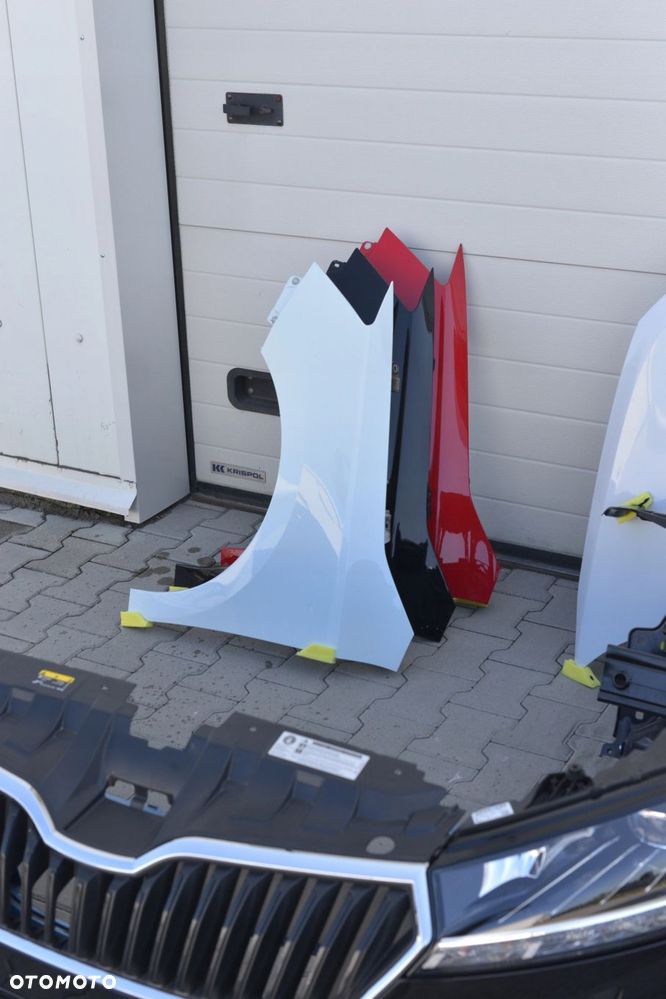 MASKA ZDERZAK BŁOTNIK LAMPA H7 XENON LED PAS BELKA SKODA FABIA 3 III 2019 - 6