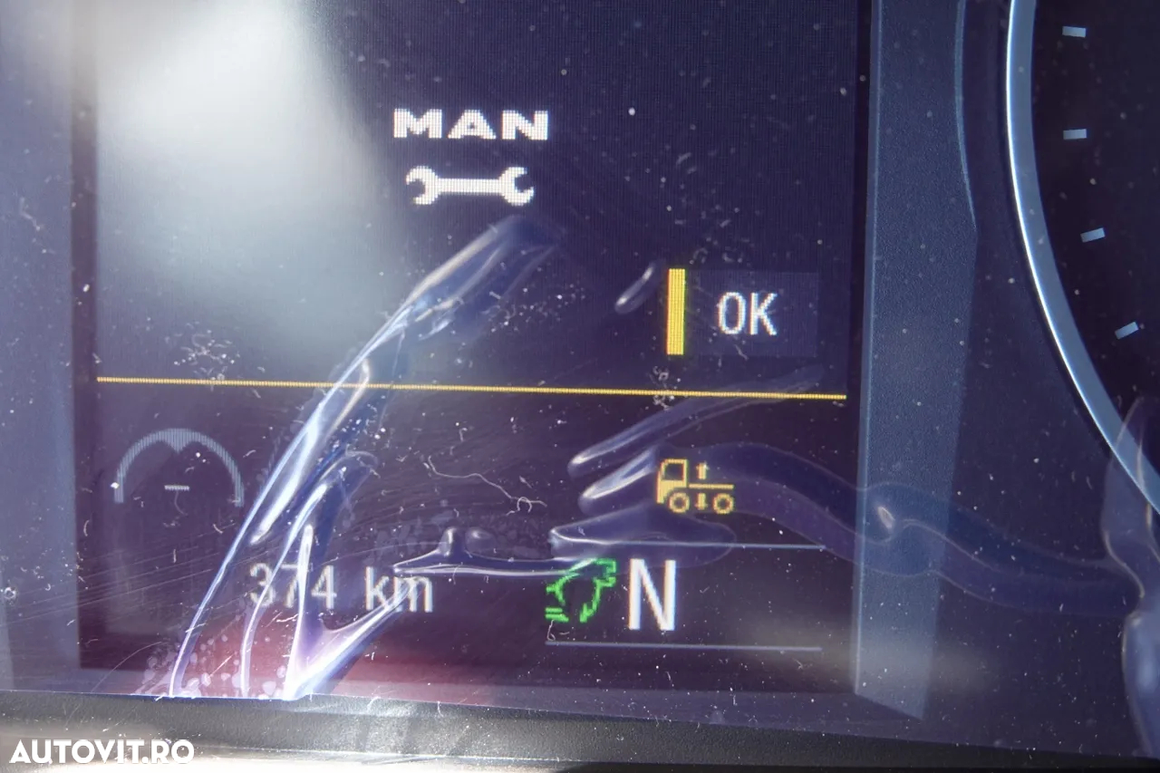MAN TGX 26.520 / 6x2 / ȘASIU L 9.1M / PUNȚĂ RIDICATĂ / DIRECȚIE / PENTRU CONSTRUCȚII / NOU-NOUȚ - 36