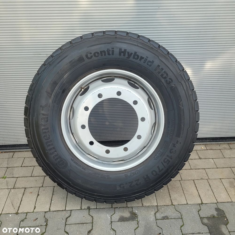 KOŁO CONTINENTAL CONTI HYBRID HD3 315/70R22.5 FELGA 9.00 - 1
