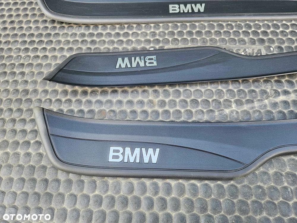 Listwa Listwy Progowe Ozdobne Drzwi Nakładki Komplet Przód Tyl BMW 3 E90 E91 - 24