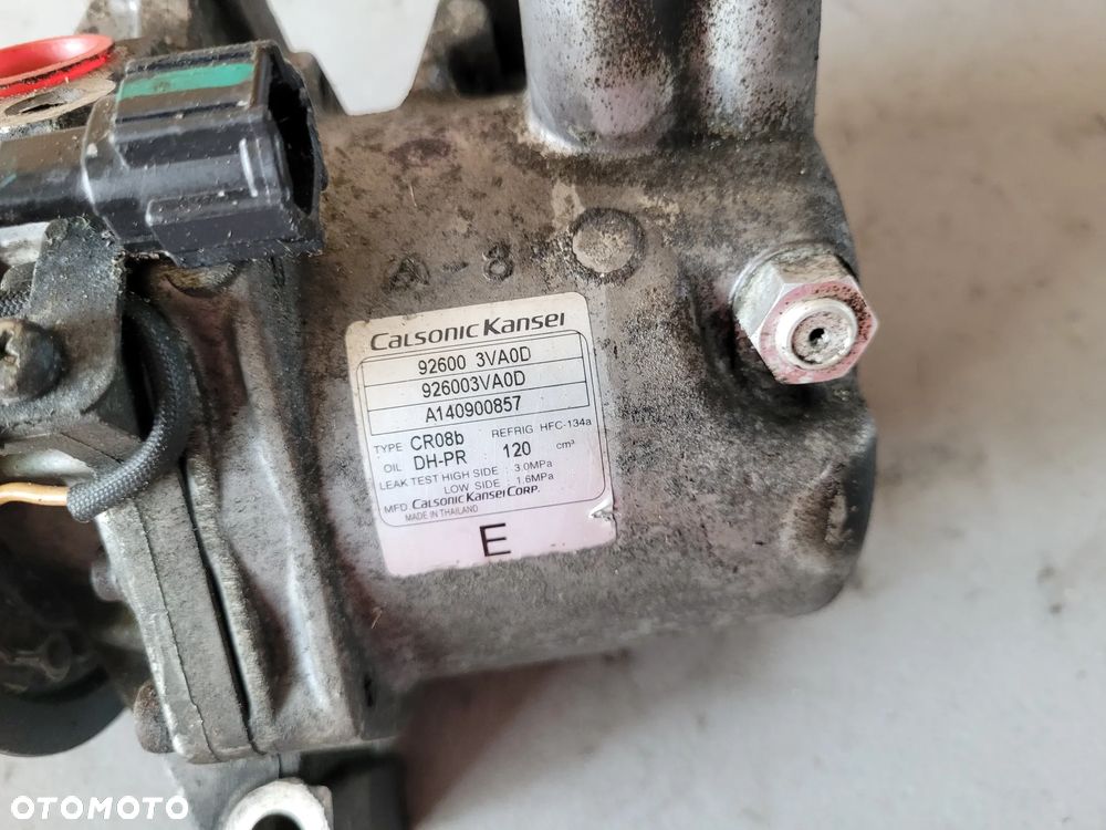 Sprężarka kompresor klimatyzacji Nissan Micra K13 Note E12 1,2 926003VA0D - 2