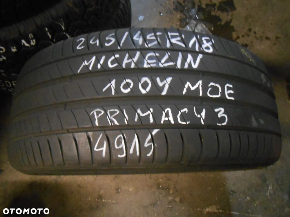 OPONA POJEDYNKA 245/45R18 MICHELIN PRIMACY 3 MOE DOT 4915 7.1MM - 1