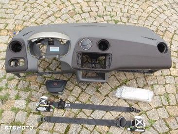 SEAT IBIZA 6J DESKA KONSOLA KOKPIT PULPIT PÓŁKA PARAPET AIRBAG AIR BAG PODUSZKI PASY PAS naprawa 6J0 - 5