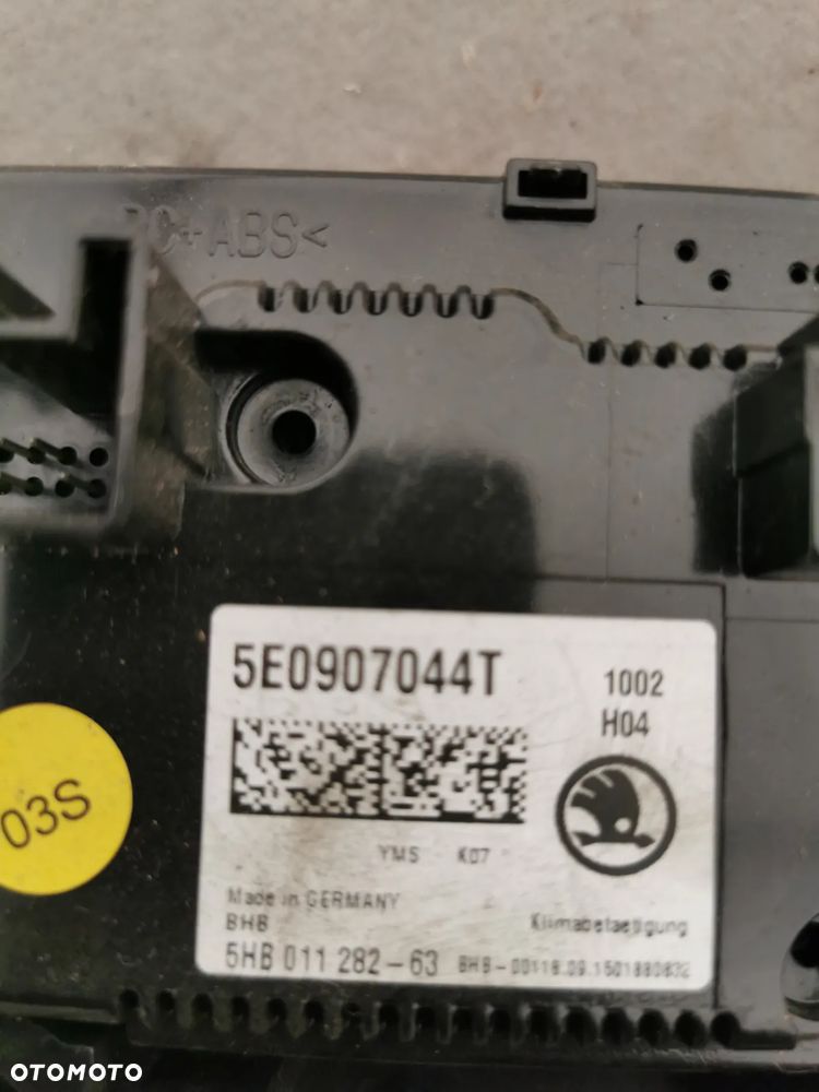SKODA OCTAVIA III RS 2.0 TSI PANEL KLIMATYZACJI 5E0907044T - 3