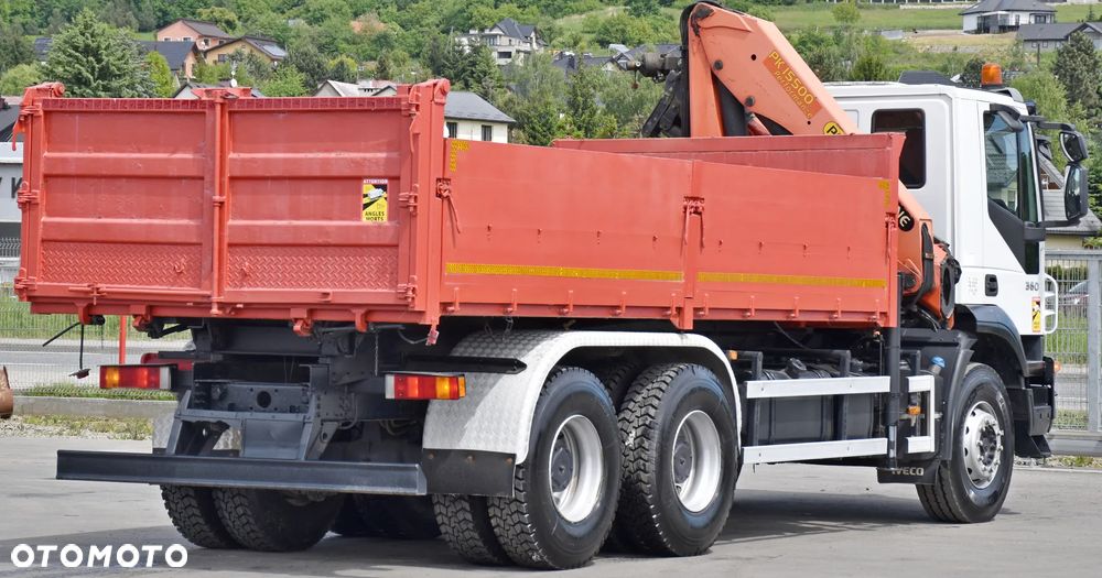Iveco TRAKKER 360 * WYWROTKA 5,60 m + PK15500 + PILOT/ 6x4 - 6