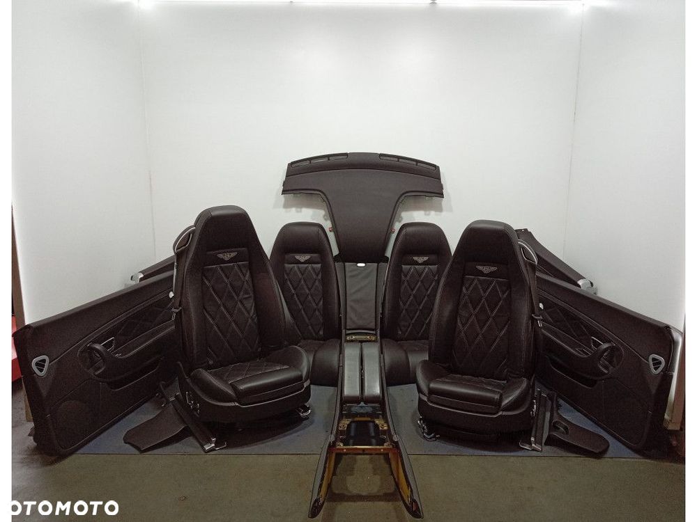 BENTLEY CONTINENTAL GT I 03-  FOTELE TAPICERKA BOCZKI KOMPLET - 1