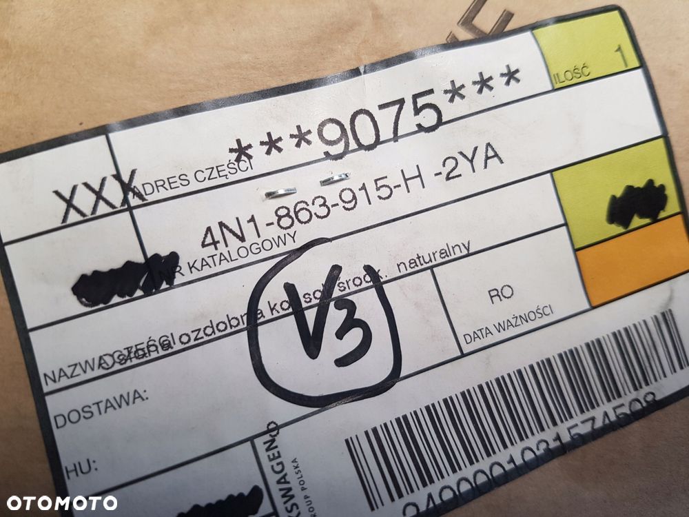audi a8 d5 listwa dekor deski konsoli środkowej 4n1863915h 2ya - 5