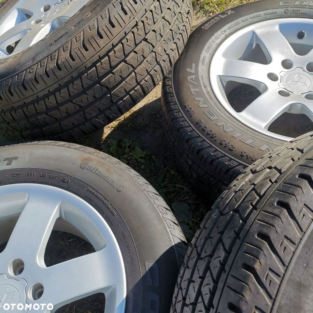 FELGI MITSHUBISHI PAJERO III 8,5J 18 ET46 6x139,7 CONTINENTAL 265/60R18 - 2