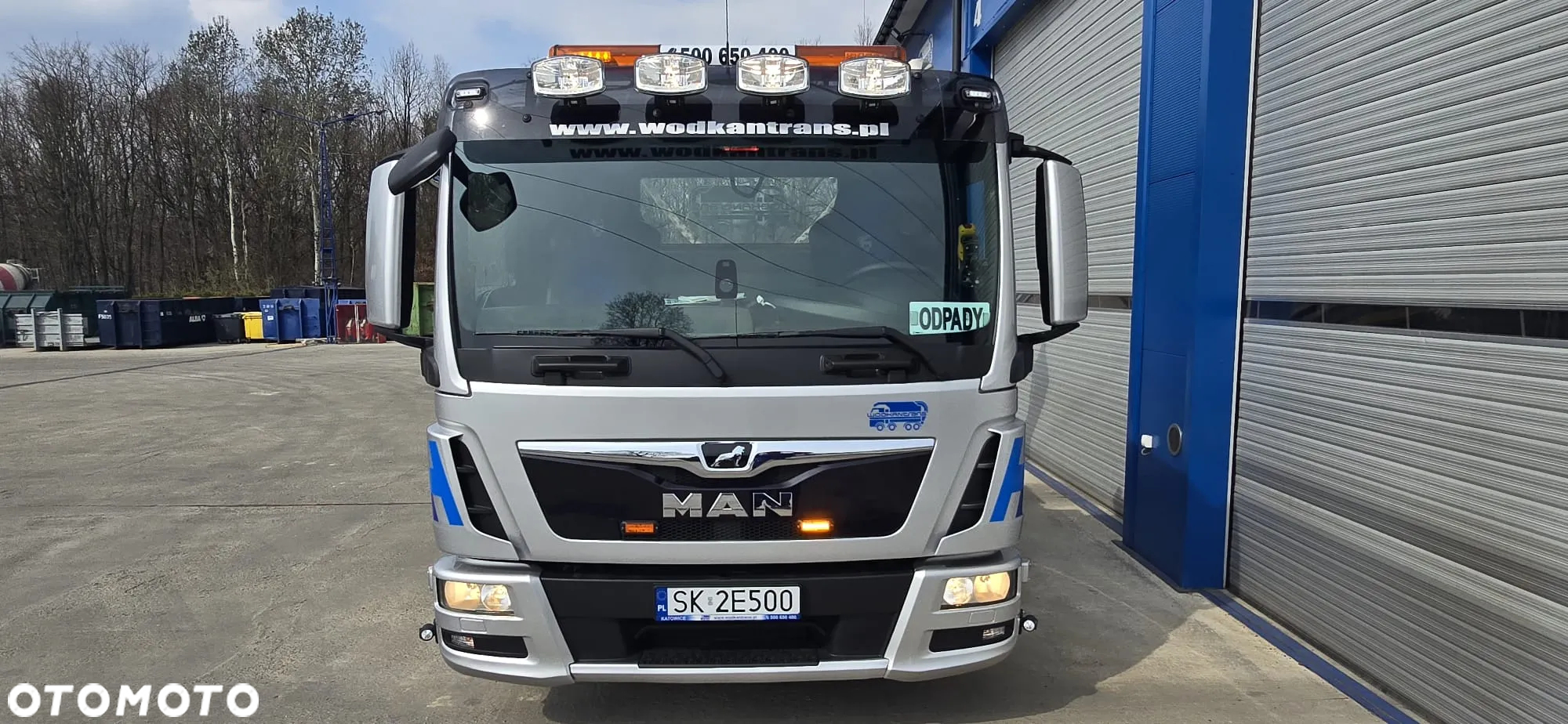 MAN TGL 12.250 bramowiec MEILLER AK 7 NT import Niemcy specjalny - 3