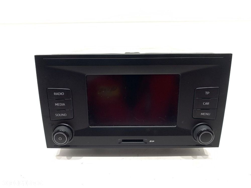 RADIO  SEAT TOLEDO IV (KG3) 2012 - 2019 1.2 TSI 66 kW [90 KM] benzyna 2015 - 2017 5F0035885B - 1
