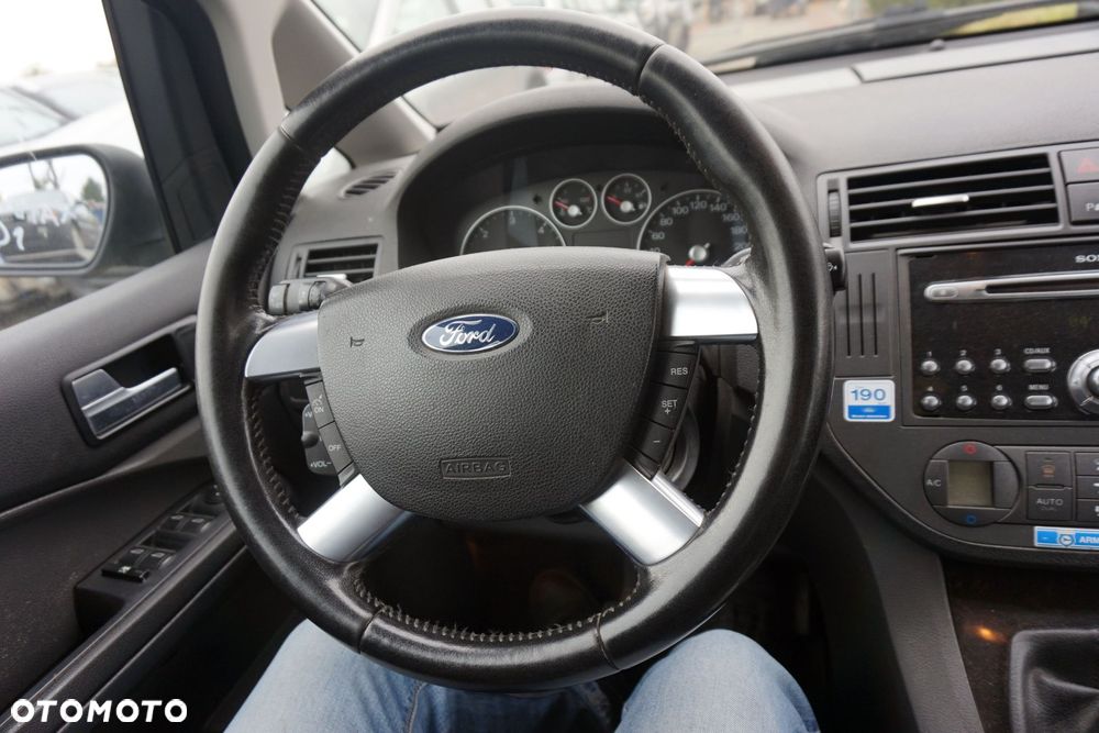 KIEROWNICA SKÓRZANA SKÓRA FOCUS C-MAX 3M51-3600-CH3ZHE FORD 2003-2007 - 2