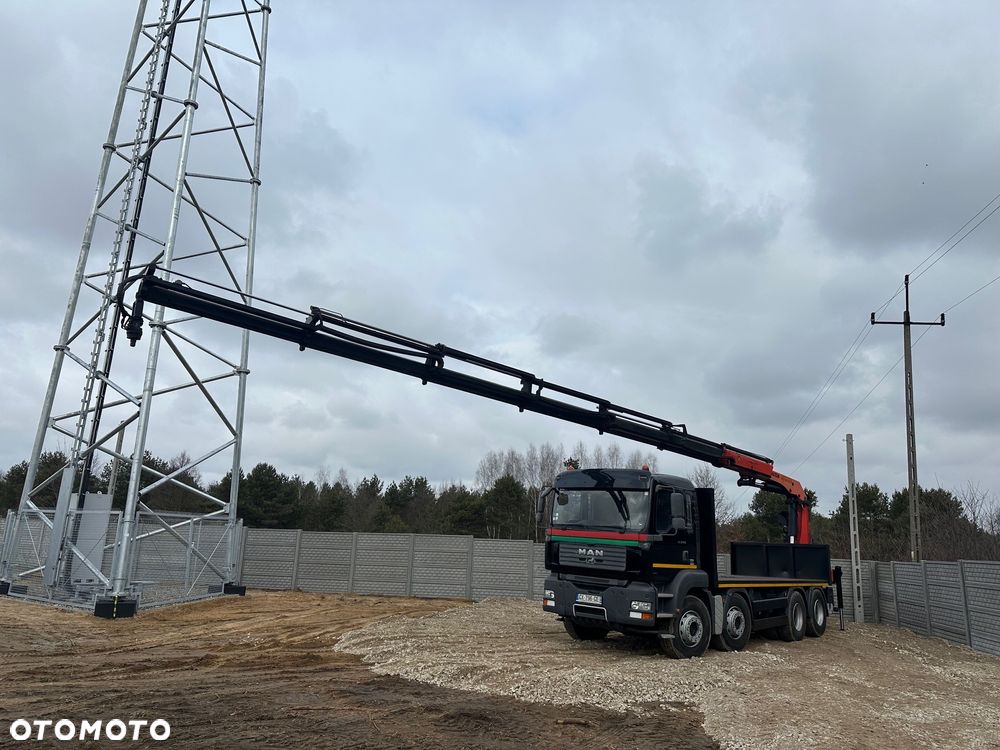 MAN TGA 32.400  8x4 z HDS Palfinger PK29002 + pilot - 1