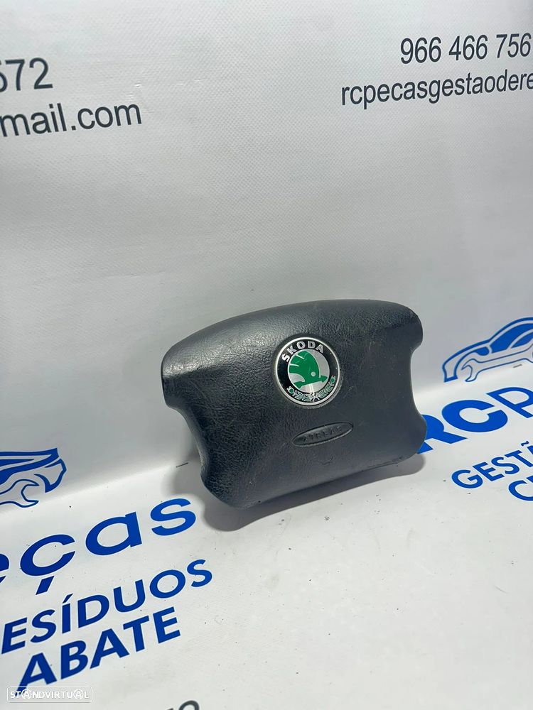 .Airbag Volante Guiador Original Skoda Octavia MK1 MK2 1U0880201K 1996 - 2013 - 4