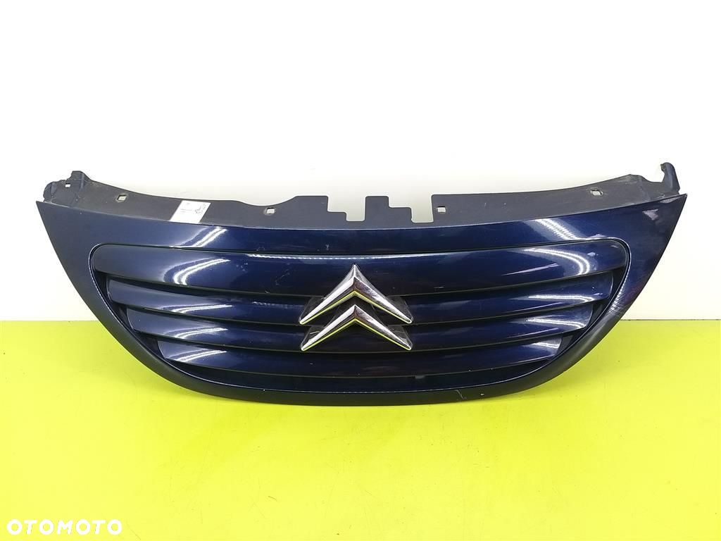 Atrapa Grill Citroen C3 I 2002-2009 KPK-MAURITIUS BLUE 9647156577 ORYGINAŁ - 1