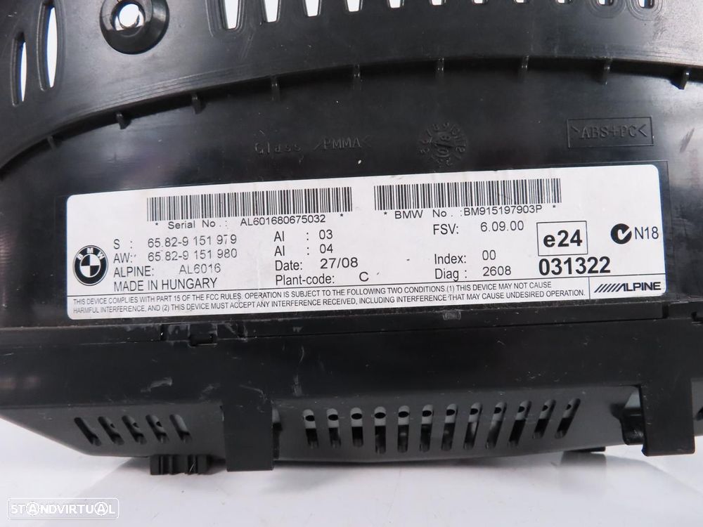 Monitor / Display Central 8.8 Usado / Original BMW 3 (E90)/BMW 3 Touring (E91)/B... - 8