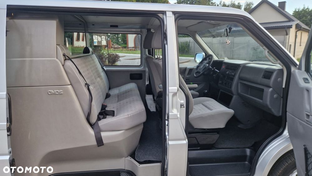 Volkswagen TRANSPORTER T4 Elektryka Tempomat Dubel Kabina Brygadówka Rury Hak - 11