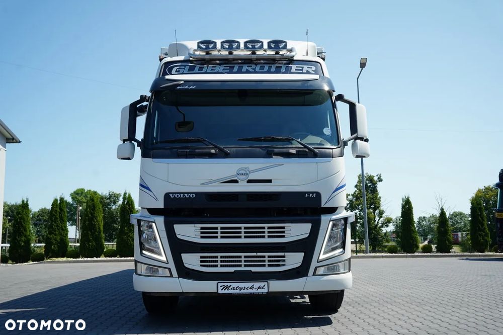 Volvo FM 370 / SOLÓWKA / FIRANKA - 9,1 M / 6X2 / WINDA DHOLLANDIA - 2 000 KG / MOCNA PODŁOGA / KLIMA POSTOJOWA / I- SHIFT / EURO 6 - 9