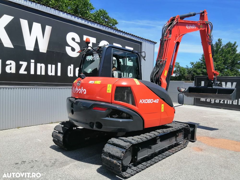 Kubota KX080-4A2 Excavator, TOP !!! - 10