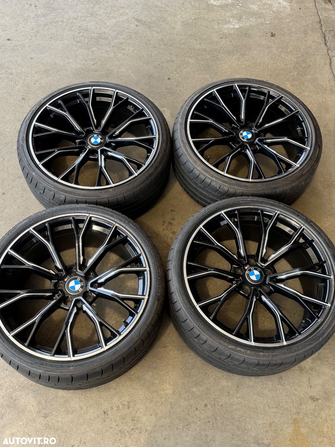 Vând jante BMW seria 5 pe 20” cu anvelope runflat de vară - 1