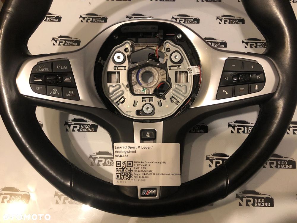 KIEROWNICA M-PAKIET GRZANA ASYSTENT BMW G20 G21 G22 G23 F40 F44 G42 G26 G29 - 2