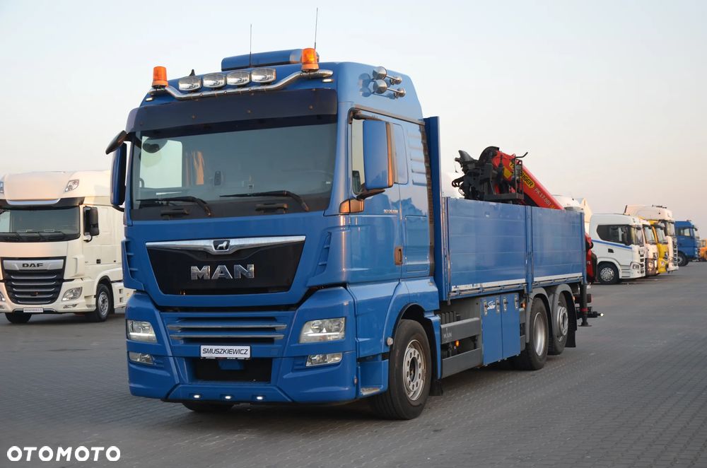 MAN TGX 26.500 6x2 HDS ZETKA PALFINGER KLIMA P. OŚ POD. I SKRĘTNA FULL AIR SKÓRY NAVI DE 5659 - 4