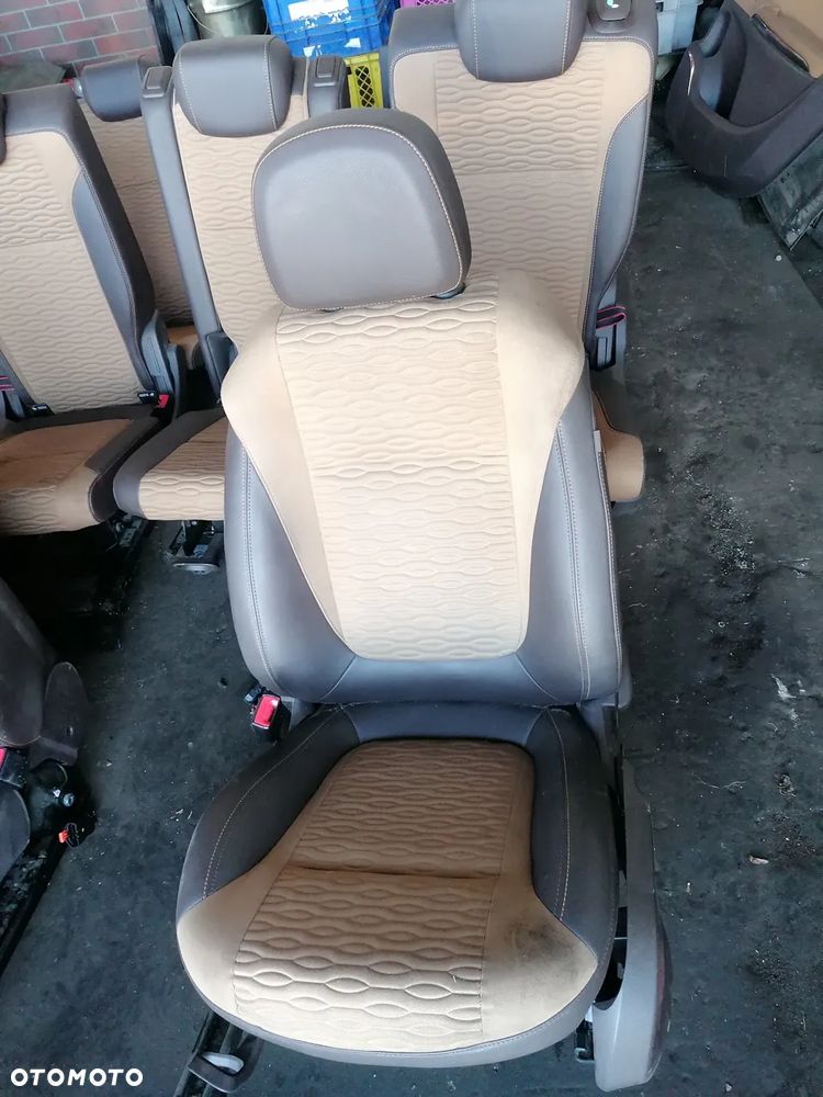 OPEL ZAFIRA C 12r FOTELE KANAPA PÓŁSKÓRA 5OSÓB BOCZKI KOMPLET - 2