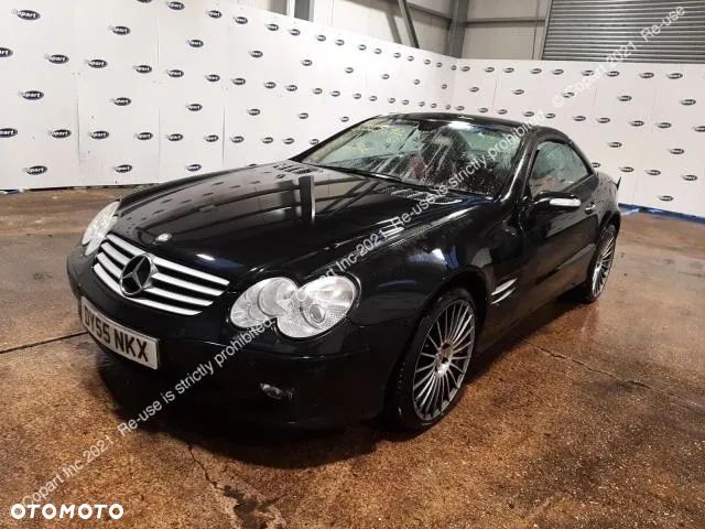 Maska Zderzak Reflektory Błotniki Wzmocnienie Belka Pas Przedni Lampy Mercedes SL500 SL350 R230 - 2