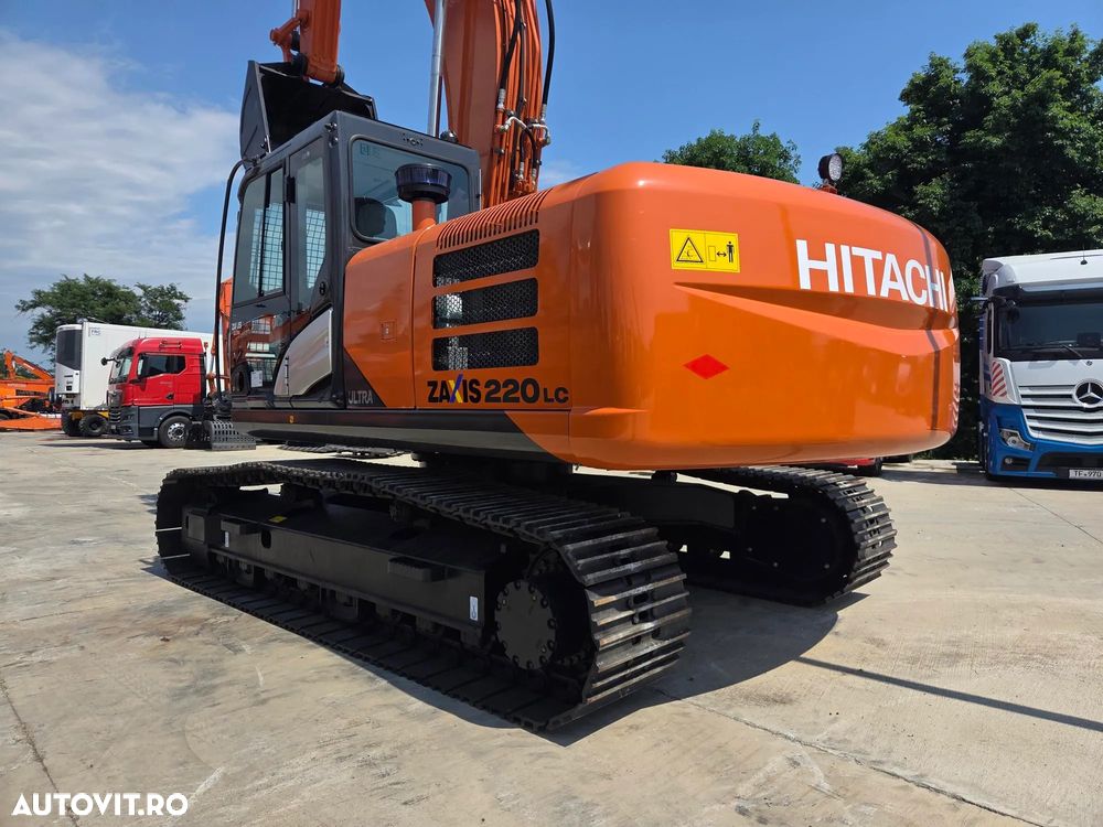 Hitachi 22tone, ZX220, 2025, 8h, NOU, CUPA 1,3mc, inst picon pe brate, aer conditionat, scaun operator pneumatic, CE, posibilitate leasing 5 ani-PROMOTIE 109.500 EUR+Tva - 1