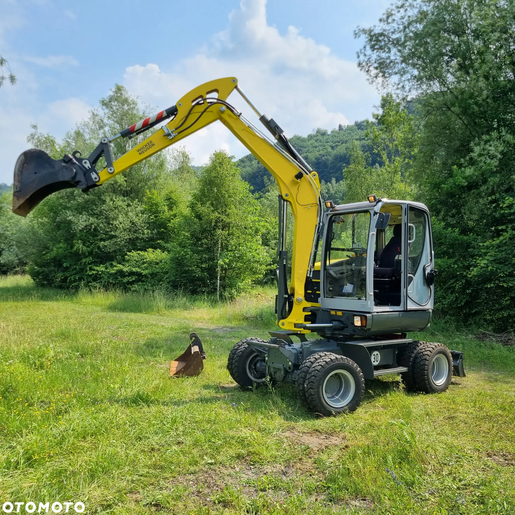 Wacker Neuson 6503-2 wersja7 Koparka kołowa 6,5t Nowe opony tylko 640h jak z Salonu 2015r import Norwegi! - 6