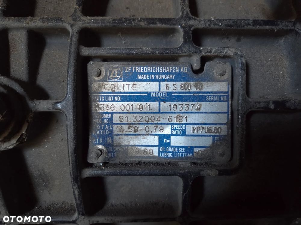 Skrzynia Man Tgl Ecolite 6s800 - 1