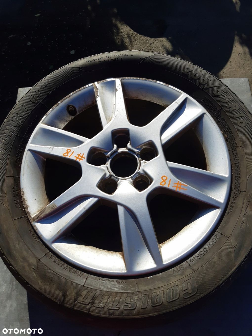 AUDI A3 8P FELGA ALUMINIOWA 6.5" x 16" 5x112 ET 50 8P0601025AN - 1
