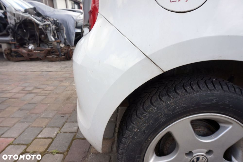 ZDERZAK TYLNY CITIGO NF1 3D HB LB9A 1ST807421D BIAŁY SKODA 2011-2019 - 5