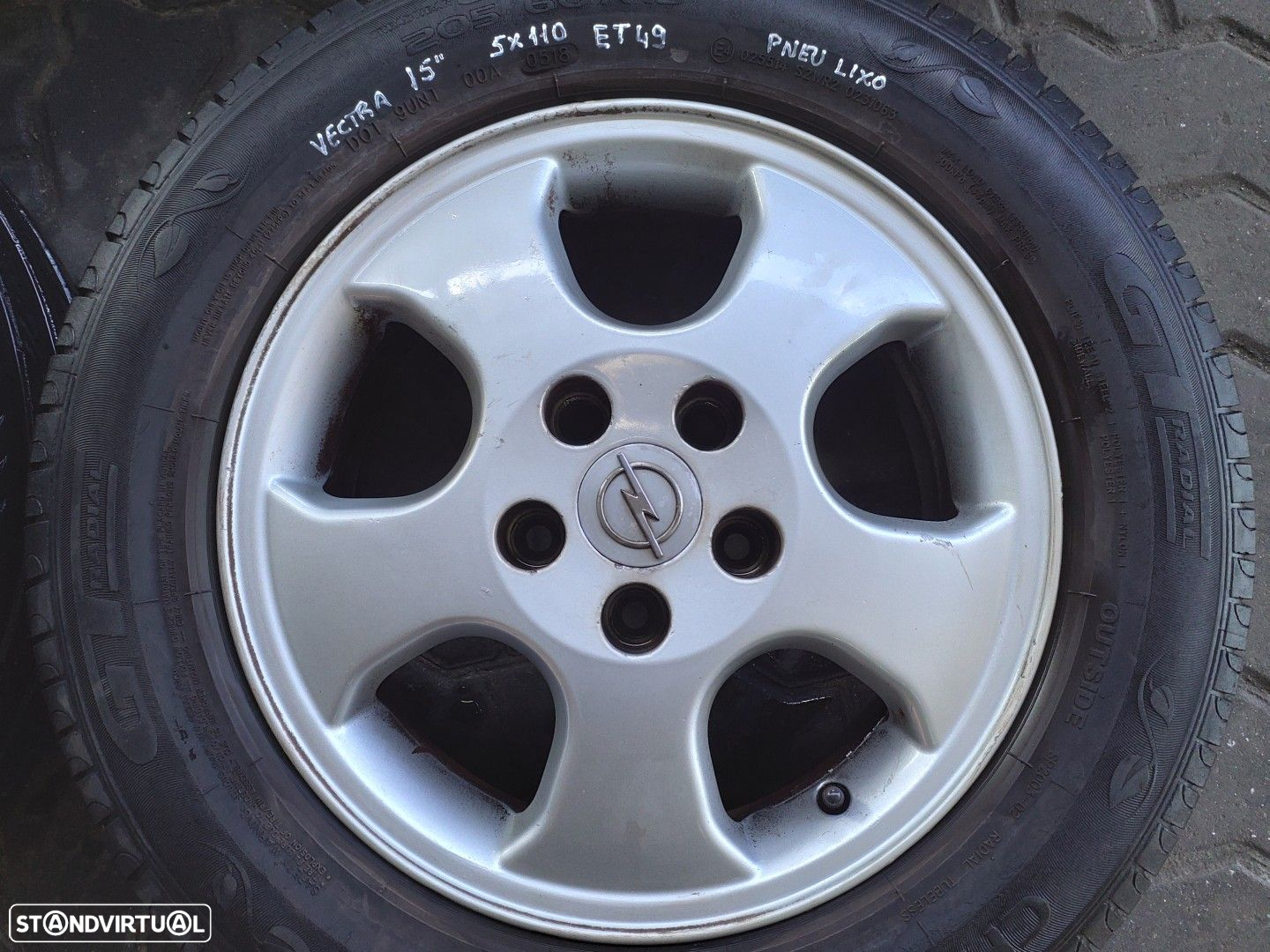 Jantes OPEL VECTRA B R15 furação 5x110 - 2