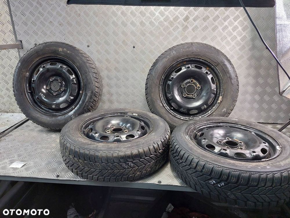 KOŁA FELGI OPONY ZIMOWE 4 SZT 5x100 5Jx14 165/70R14 SEAT VW SKODA AUDI - 1