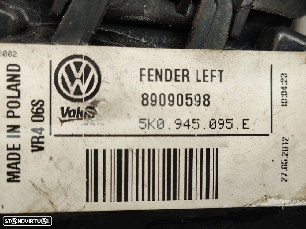 Farolins traseiros trás direito esquerdo originais Volkswagen Golf VI 5K Carro 3 e 5 portas de 2008 a 2013 - 8
