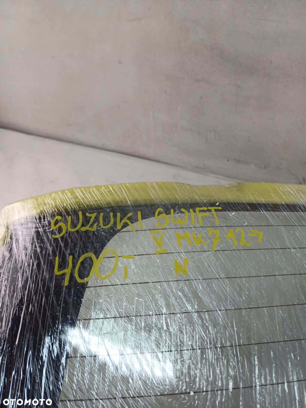 SZYBA TYŁ TYLNIA SUZUKI SWIFT V MK VII 7 12- - 15