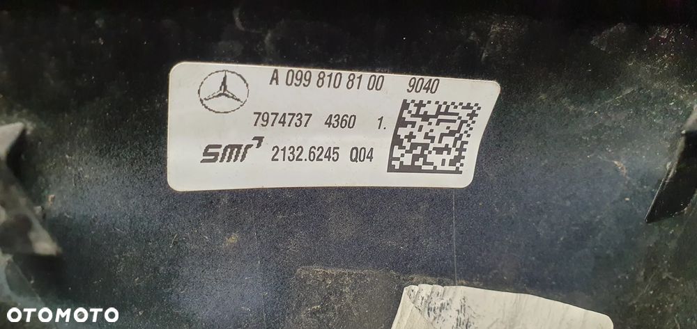 Osłona obudowa zaślepka lusterka lewa Mercedes E-Klasa W213 A0998108100 - 8