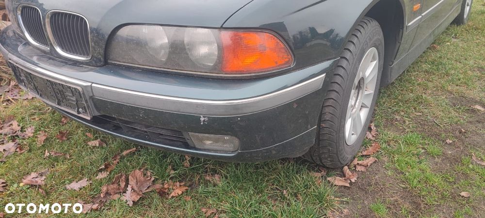 BMW E39 KOMPLETNY PRZÓD maska zderzak lampy błotniki pas 2.5 B OXFORDGRUEN - 2