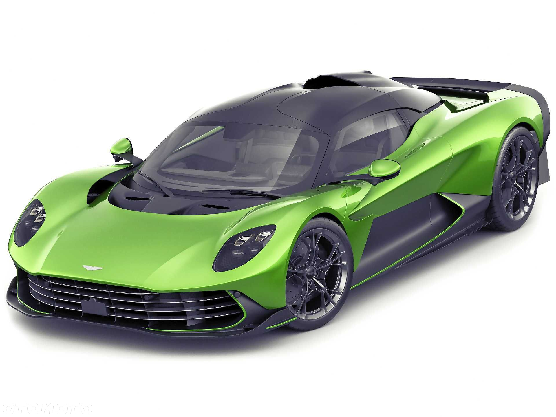 Aston Martin Valhalla - nakładka listwa próg LEWY wlot dolot - CARBON - 6