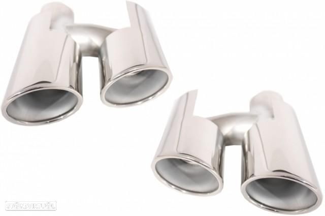 Ponteiras de Escape Porsche Panamera 970 (2009 a 2013) Look 4S - 1