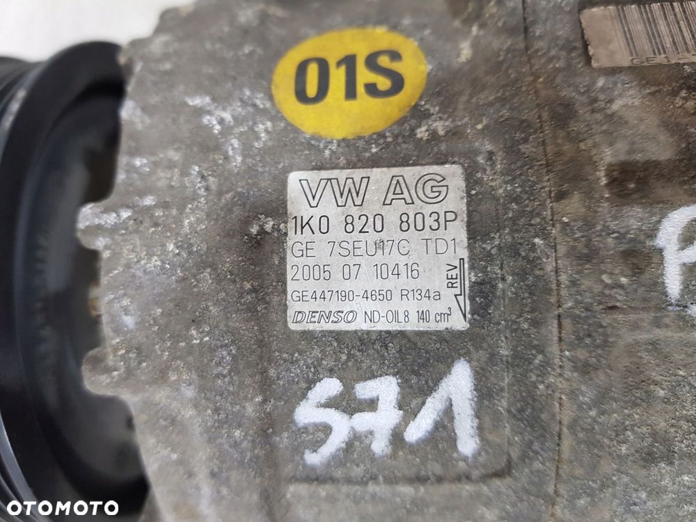 SPRĘŻARKA KLIMATYZACJI 1K0820803P VW AUDI SEAT SKODA 1.6 FSI BLF - 6