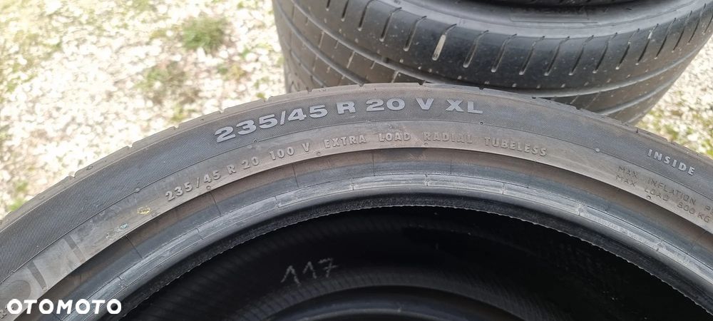 Opona opony 4x Continental Conti sport contact 100V 8mm 235/45/20 235/45R20 2018r - 4