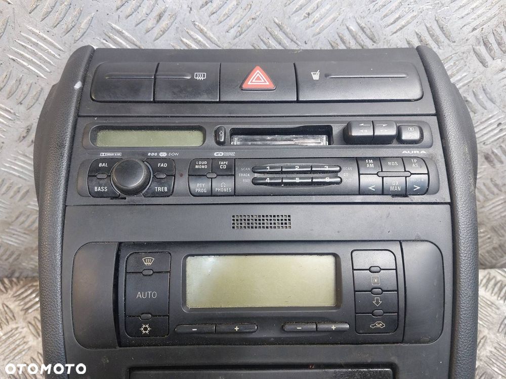 RAMKA KONSOLI ŚRODKOWA RADIO CUPHOLDER PANEL NAWIEWU TOLEDO II LEON I - 3