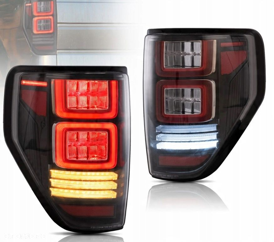 Lampy tyl kpl Vland Led Neon Diody Dynamiczne Ford F150 F-150 XII mk 12 08- - 2