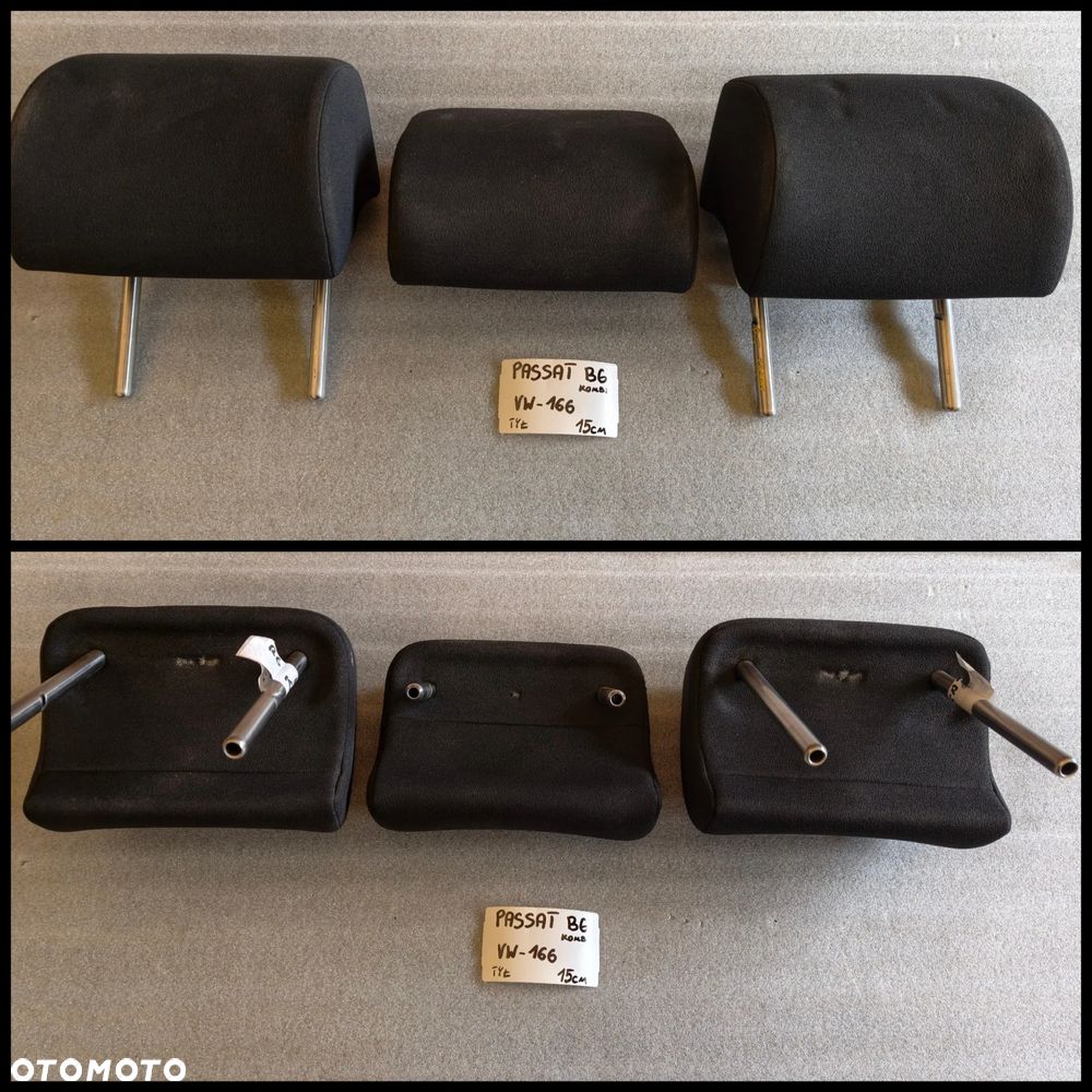 MIX ZAGŁÓWKI ZAGŁÓWEK FOTELI AUDI VW SKODA SAAB RENAULT PEUGEOT FORD MAZDA NISSAN - 12