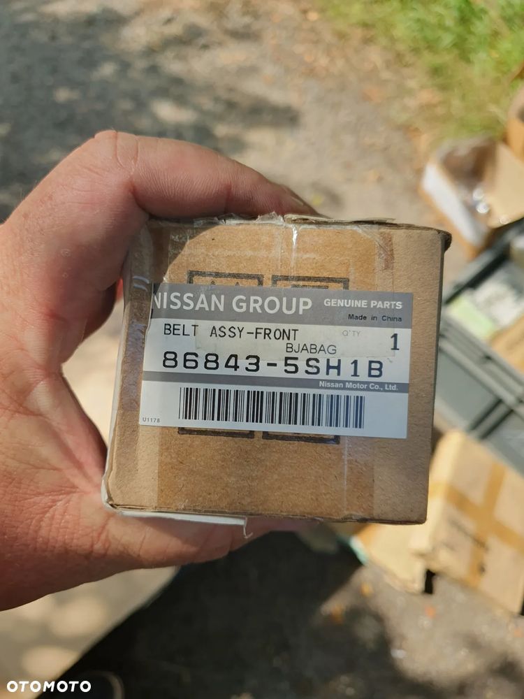 Zapięcie zapinka pasa bezpieczeństwa przód przednia Nissan Leaf II ZE1 86843-5SH1B belt assy front - 6