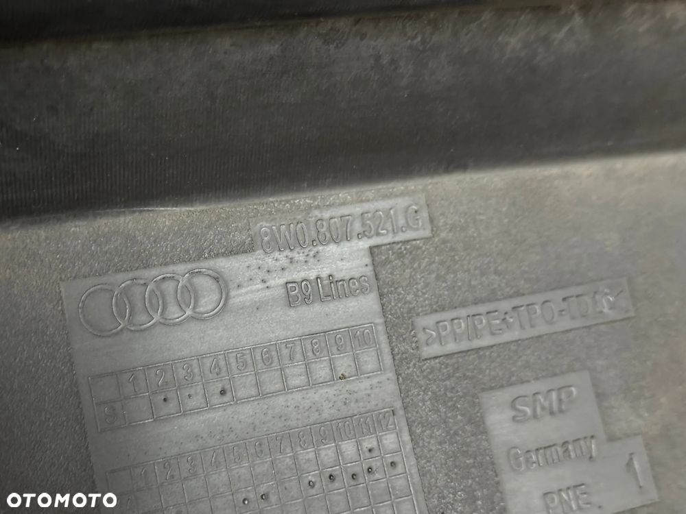 AUDI A4 B9 2015- SPOILER DOKŁADKA ZDERZAKA TYLNEGO UŻYWANE OE 8W0807521G - 4