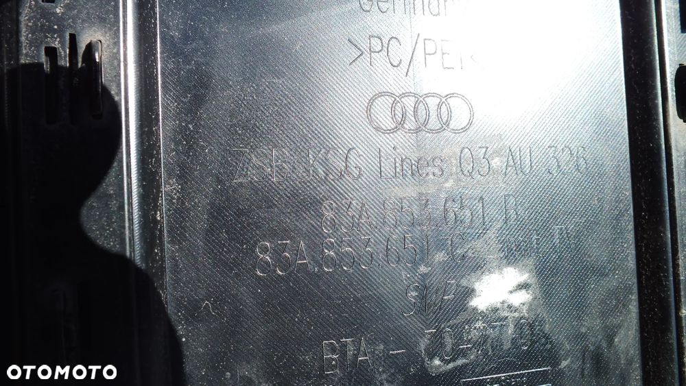 Atrapa zderzaka Audi Q3 83A853651c - 4